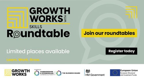GrowthWorks with skills Roundtable event poster