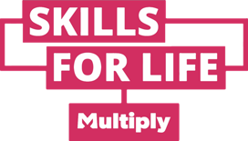Skills for life Multiply logo